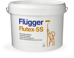 Flugger Flutex 5S, ПВА-модифицированная матовая антибликовая краска для стен и потолков внутри помещений (2,8л)