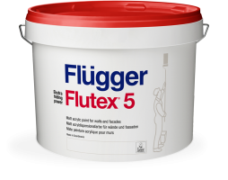 Flugger Flutex 5, матовая акриловая краска для стен и потолков база 1 (0,7л)