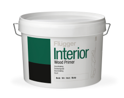 Flugger Interior Wood Primer, пигментированный грунт для дерева на водной,  для внутренних работ (0,38л)