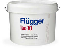 Flugger Iso 10, шелковисто-матовая краска с уникальным блокирующим эффектом для внутренних работ (3л)