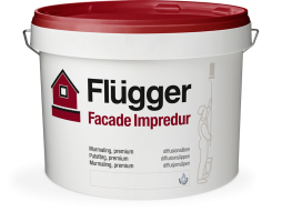 Flugger Facade Impredur, эксклюзивная в линейке Flügger, совершенно матовая, силиконовая фасадная краска, 1 база (2,8л)