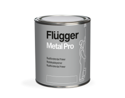 Flugger Metal Pro Anti-corrosive Primer, быстросохнущий алкидный грунт, эффективно защищающий поверхности от коррозии, цвет белый (0,75л)