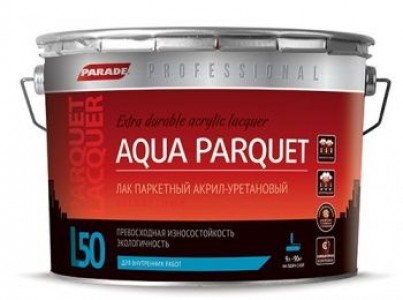 Лак паркетный акрил-уретановый Parade L50 Aqua Parquet Матовый (2,5л)