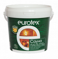 Рогнеда - EUROTEX - Сауна Защитно-декоративный лак для бань и саун (0,9кг)