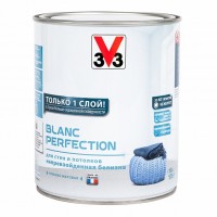 V33 Blanc Perfectio глубокоматовая латексная краска для потолка и стен A (1л)
