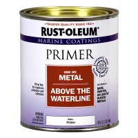 Rust-Oleum Marine/Руст-Олеум Coatings Primer/Грунт для металлических яхт и лодок выше ватерлинии, белый (0,946л)