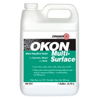 Zinsser Okon Multi-Surface / Зинсер Окон Мульти-Сурфаце Грунт водоотталкивающий пропитывающий для пористых поверхностей, бесцветный (3,78л)