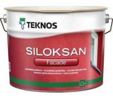 TEKNOS SILOKSAN фасадная краска, база 1 и 3 (2,7л)