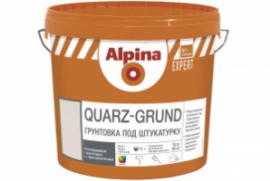 ALPINA EXPERT кварц-грунт колеруемый грунт под декоративную штукатурку (4кг)