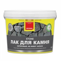NEOMID STONE лак на акриловой основе с эффектом 'мокрого камня' (5 л)
