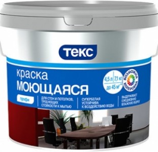 ТЕКС ПРОФИ краска акрилатно латексная моющаяся (16,2л)