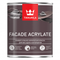 TIKKURILA FACADE ACRYLATE краска акрилатная, универсальная для фасадов и интерьеров, баз А (5л)