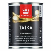 TIKKURILA ТАЙКА краска перламутровая, серебро, золото (0,9л)